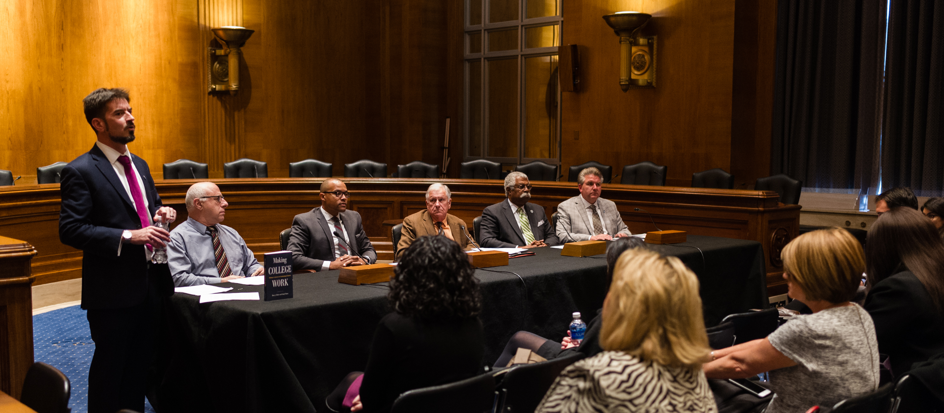 BLU education and business partnerships respond to the HEA reauthorization with their stories on Capitol Hill